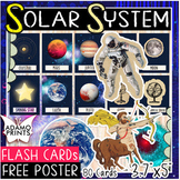 Solar System Cards Celestial Galaxy Outer Space Astronomy 