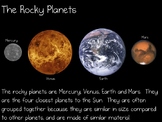 Solar System Classroom Displays