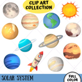 Solar System Clip Art Collection (COLOR ONLY)