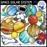 Solar System Clip Art | Space Science Images Color Black White