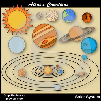 Preview of Solar System Clipart Pack