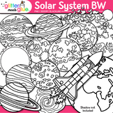 Solar System Clipart: Planets, Earth, & Galaxies Science C