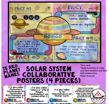 Preview of Solar System Collaboratives-Te Reo Māori Planet Names