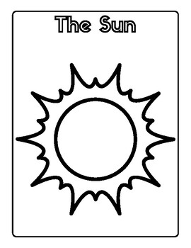 Solar System Coloring Book by We Eight At The Table | TPT