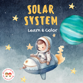 Preview of Solar System Coloring Book for Young Explorers