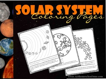 Preview of Solar System Coloring Pages