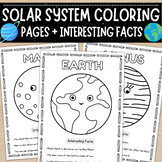 Solar System Coloring Pages | Interesting Facts About The Planets