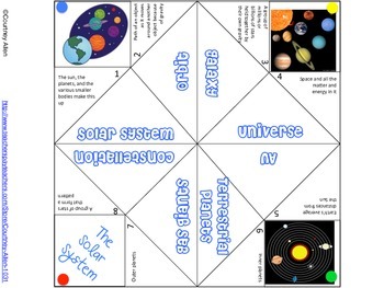 Preview of Solar System Cootie Catchers