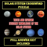 Solar System Crossword Puzzle (High School Astronomy)