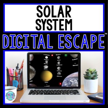 Preview of Solar System DIGITAL ESCAPE ROOM for Google Drive® | Distance Learning