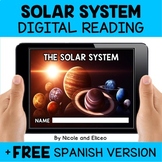 solar system reading comprehension passages and questions worksheets