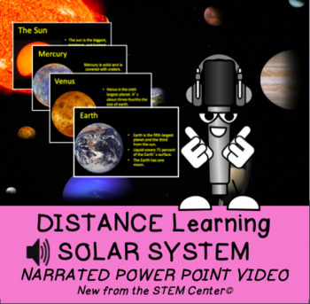 Preview of Solar System Distance Learning Narrated Power Point Video