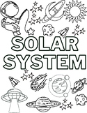 Solar System Doodle (Coloring page)