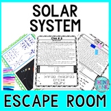 Solar System ESCAPE ROOM - Reading Comprehension - Earth Science