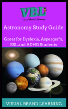 Preview of Solar  System ESL /Distant Learning/  Visual Study Guides