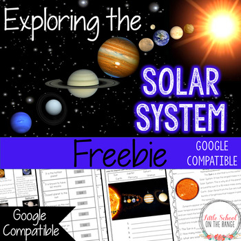 Preview of Solar System FREEBIE | Print and Digital