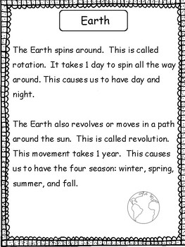 Solar System: First Grade by Meaningful Teaching | TpT