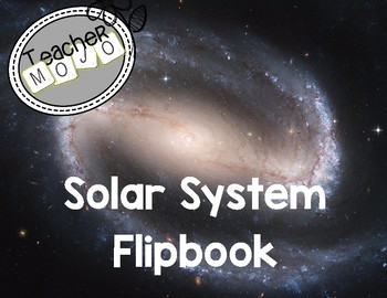 Preview of Solar System Flip-book Printable
