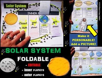Preview of Solar System Foldable