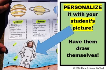 Solar System Foldable by Mrs G Classroom | TPT