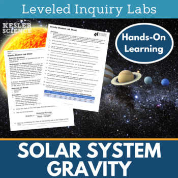 Preview of Solar System Gravity Inquiry Labs