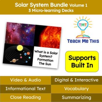 Preview of Solar System Informational Text Reading Passages and Activities Bundle Volume 1
