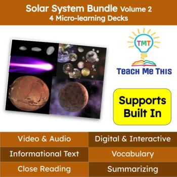 Preview of Solar System Informational Text Reading Passages and Activities Bundle Volume 2