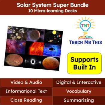 Preview of Solar System Informational Text Reading Passages and Activities Super Bundle