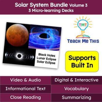 Preview of Solar System Informational Text Reading Passages and Activities Bundle Volume 3