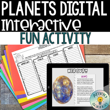 Preview of Solar System Activity | Solar System Worksheets | Planets Activity