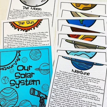 Solar System Lapbook Interactive Kit, Planets by Undercover Classroom