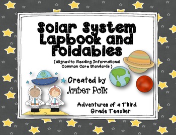 Solar System Lapbook Unit Common Core by Amber Polk | TpT