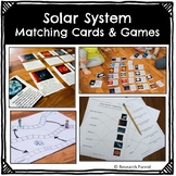 Solar System Matching Cards and Games