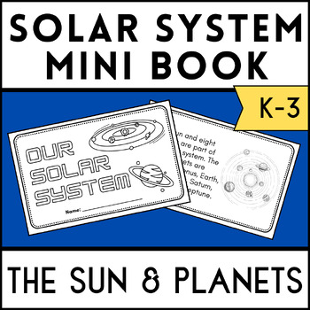 Preview of Solar System Mini Book with Planets