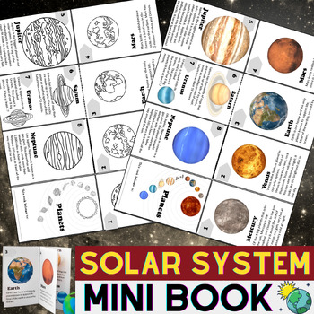 Preview of Solar System MiniBook | Planets of the Solar System | Space Activities | K - 6th