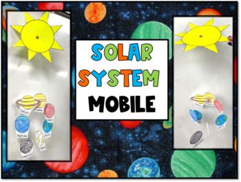 Preview of Solar System Mobile (Fun Activity for any Space Unit!)
