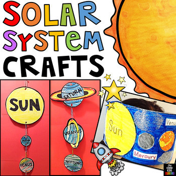 Preview of Solar System Mobile and Crowns
