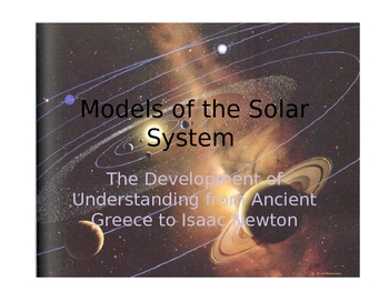 Preview of Solar System Models