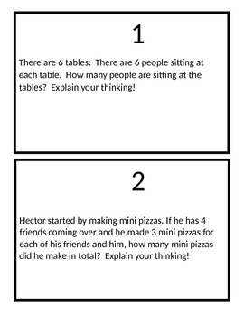 Preview of Solar System Multiplication Problem Solving (Question Set C)