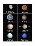Solar System Nametags - NASA photos