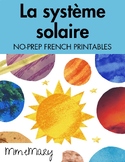 Solar System, No-Prep French Booklet