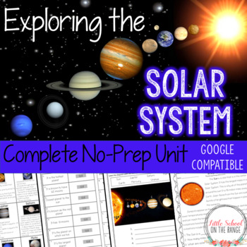 Preview of Solar System No Prep Unit | Print and Digital