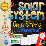 Solar System Create, Facts, and Fill Ins on a String Inter