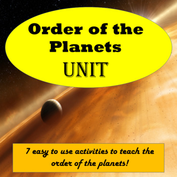 Preview of Solar System- Order of the Planets Bundle
