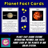 Solar System/Outer Space/Planet Fact Cards for Kids