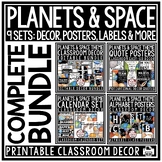 Solar System Outer Space and Planets Theme Classroom Décor