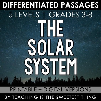 Preview of Solar System: Passages - Distance Learning Compatible