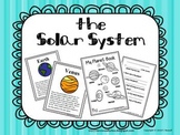 Solar System Planet Book Activity