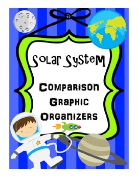 Preview of Parts of the Solar System Comparison Graphic Organizers