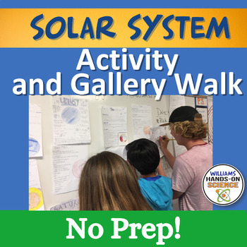 Preview of Planets of the Solar System Gallery Walk Activity NGSS MS ESS1 1 Worksheet